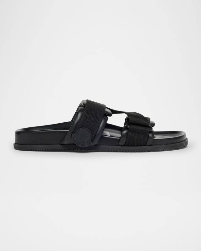 Mon Summer Leather Crisscross Sandals